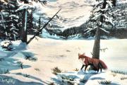 Wild Foxes Paintings For Sale