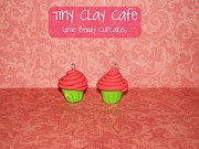 Clay lolly charms by ~lizzaay ? Clay cupcake charms