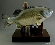  - wood-carving-largemouth-bass-chad-turner