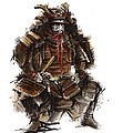 Japanese Daimyo Painting Shogun Painting Samurai Armor Painting Shogun Wallpaper Shogun