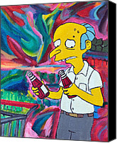 Simpsons Painting