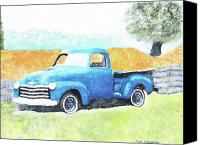 classic blue truck