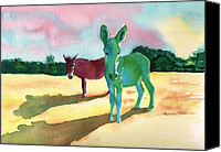 Colorful Donkeys
