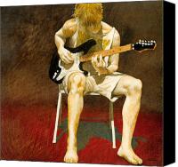 Guitar Player Painting