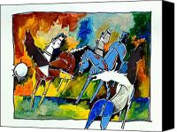 All Canvas Prints - Horses Battle  Canvas Print by Artist  Singh