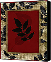 Leaves On Canvas