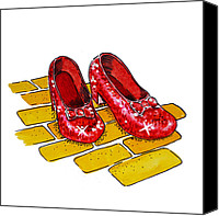 ruby slippers cartoon
