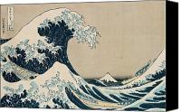 Tsunami Painting Hokusai