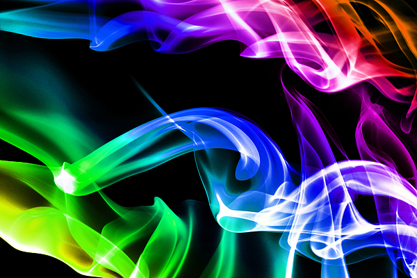 Abstract Smoke Art By Stephen Inglis