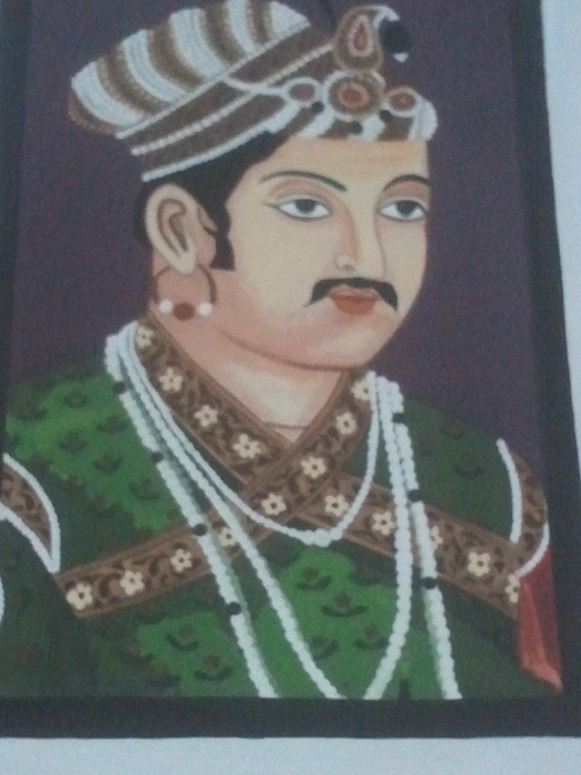 mughal emperor Akber Print by Maham Zahid - mughal-emperor-akber-maham-zahid