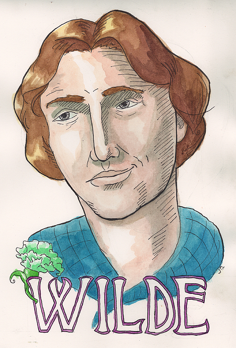 Oscar Wilde Print by Whitney Morton - oscar-wilde-whitney-morton