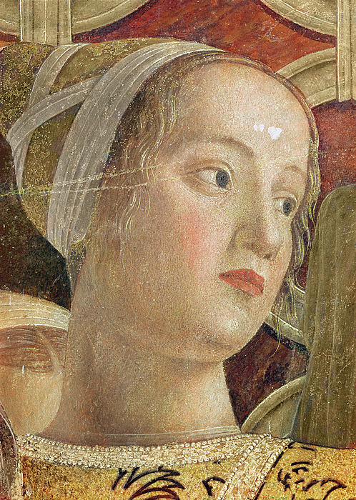 Head Of A Woman Detail Of The Marquis Ludovico IIi Gonzaga And His