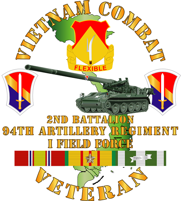 Army Vietnam Combat Vet 2nd Bn 94th Artillery I Field Force W