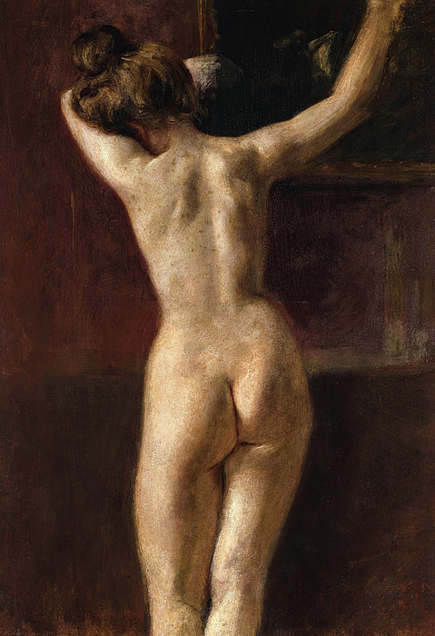 Female Nude From Back Beach Sheet By Mariano Fortuny Y Madrazo Pixels