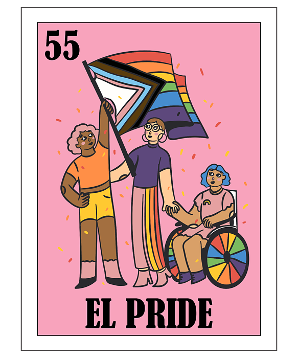 Loteria Mexicana El Rainbow Gay Flag Lgbt Lottery Design Mexican