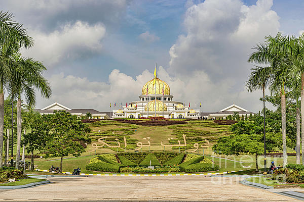 New Royal Palace Istana Negara In Kuala Lumpur Malaysia Greeting Card