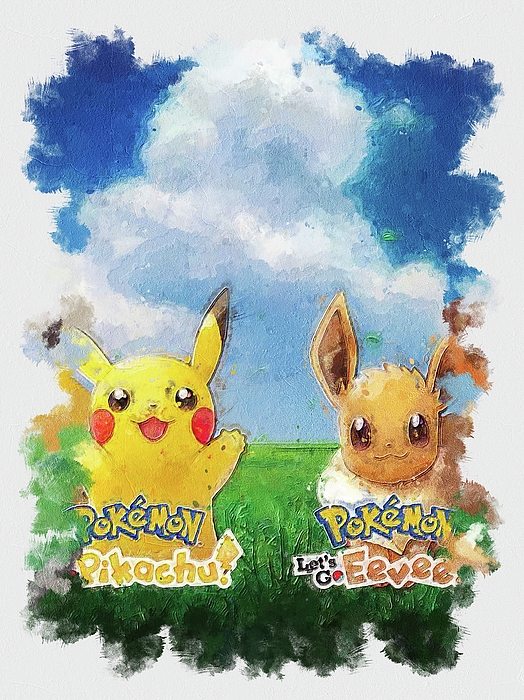 Video Game Pokemon Lets Go Pikachu And Lets Go Eevee Eevee Pikachu