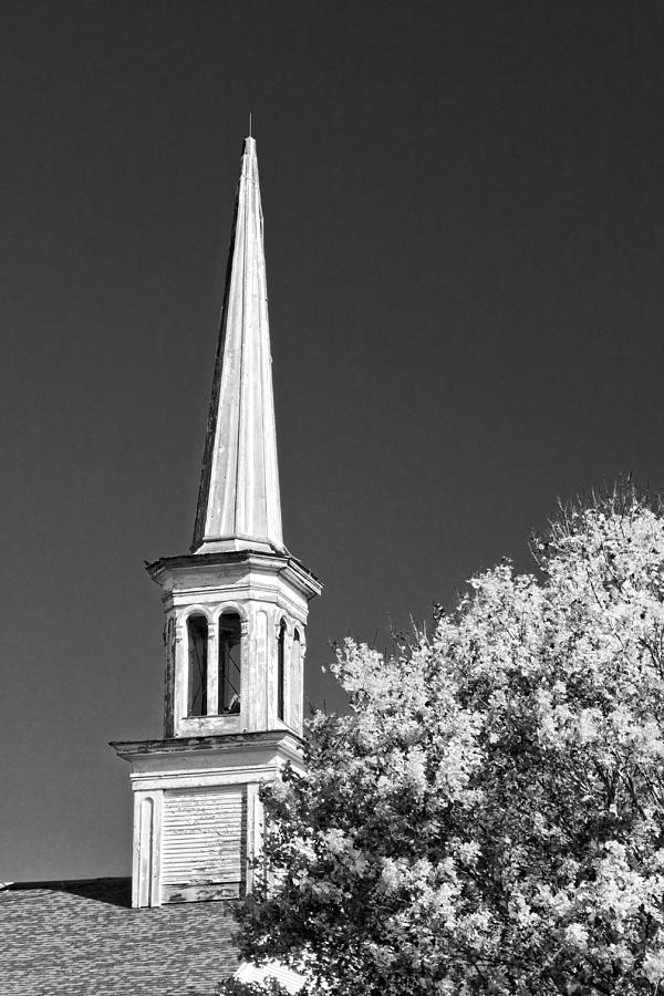 Black And White Old Country Church Photograph by Keith ...