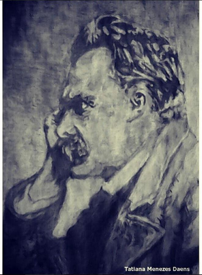 Friedrich Nietzsche Drawing By Tatiana Menezes DAENS Pixels