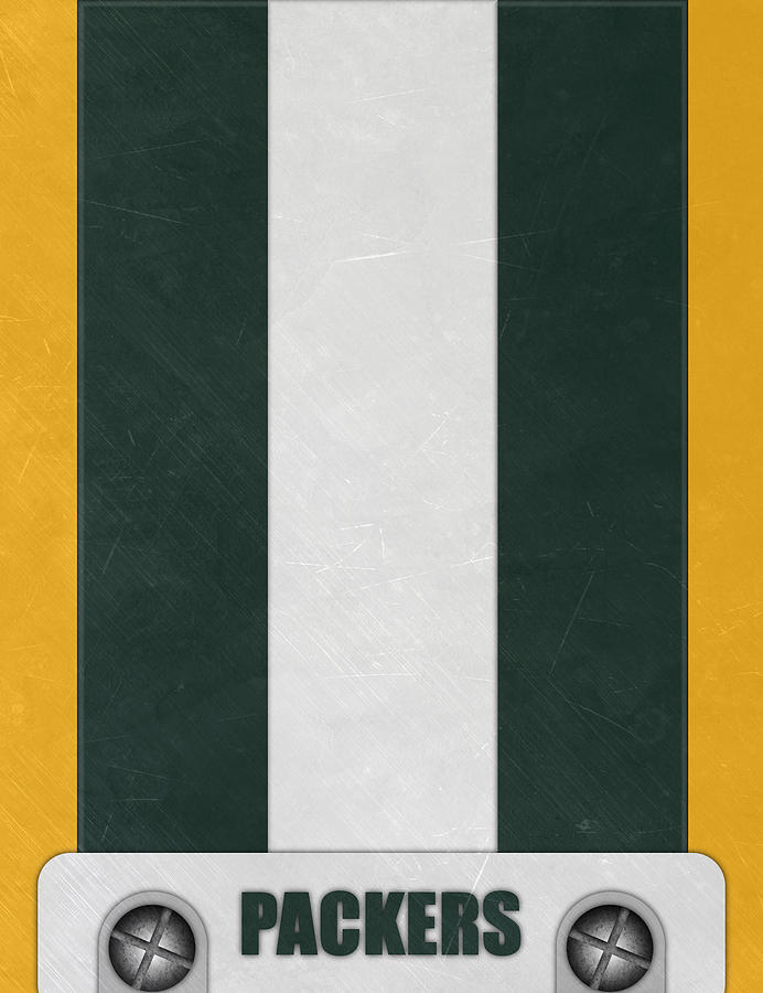 Packers Mixed Media - Green Bay Packers Helmet Art by Joe Hamilton