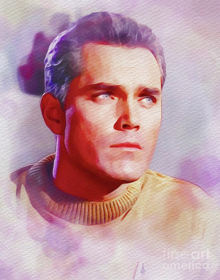 Jeffrey Hunter As Captain Pike Painting By Esoterica Art Agency Pixels
