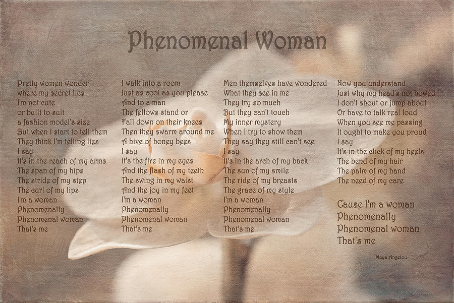 Phenomenal Woman By Maya Angelou Sound 97