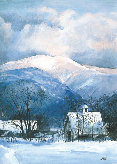 New Hampshire Winter Painting By Faith Berrier Fine Art America