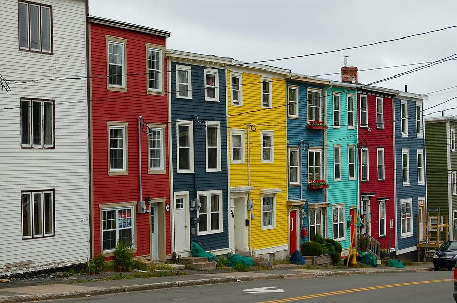 Newfoundland Jellybean Row Houses By Paul O'toole