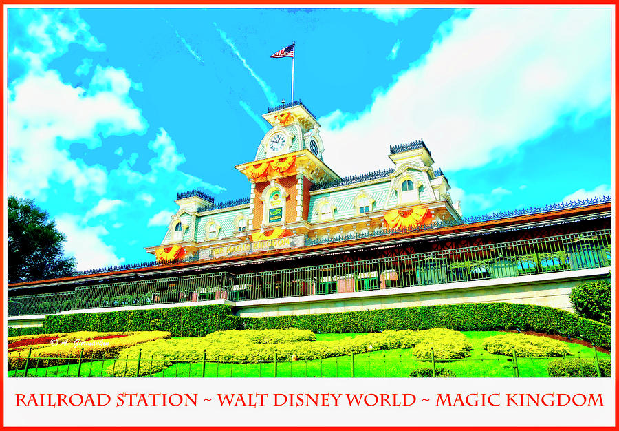are there bathrooms in the train station at magic kingdom walt disney world