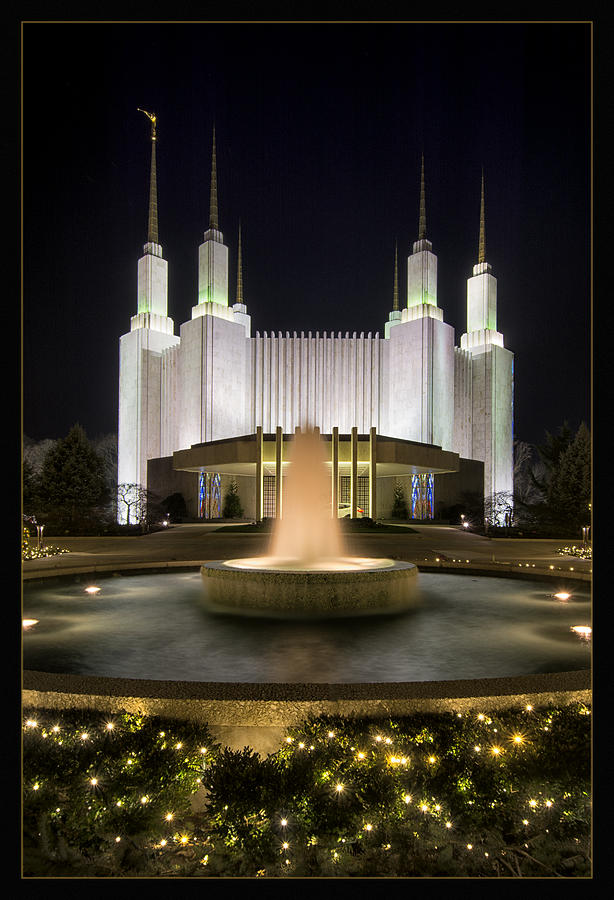 Temple Lights Photograph by Robert Fawcett