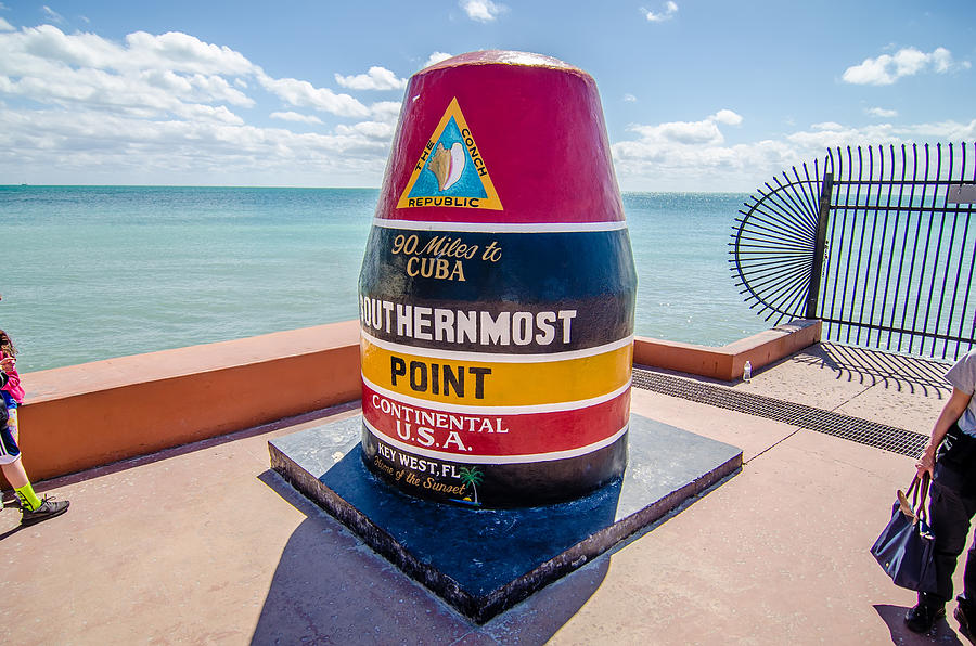 The Key West Florida Buoy Sign Marking The Southernmost Point On 34944 Hot Sex Picture