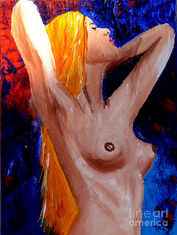 Girl Nude 13 Painting By Inna Montano Fine Art America