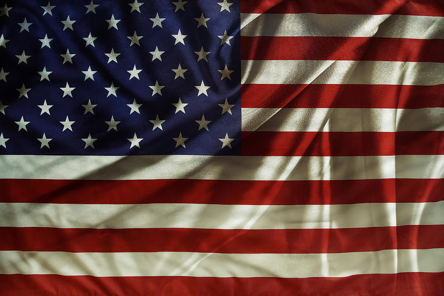 American Flag No Photograph By Les Cunliffe Pixels