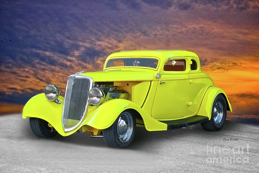 1934 Ford Chopped Top Coupe III Photograph By Dave Koontz Fine Art