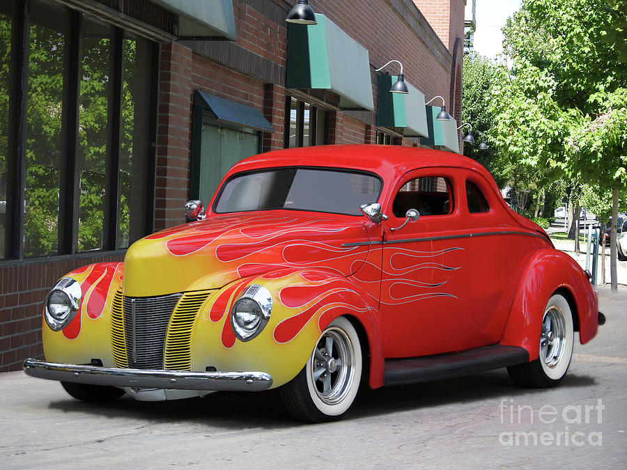 1940 Ford Chopped Top Coupe 2 Photograph By Dave Koontz Fine Art