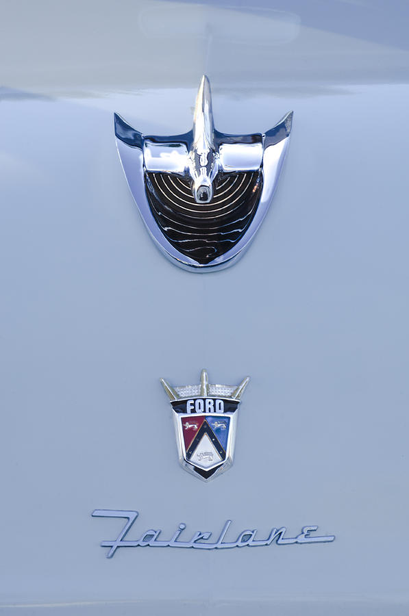 Ford Fairlane Hood Ornament Photograph By Jill Reger Fine Art