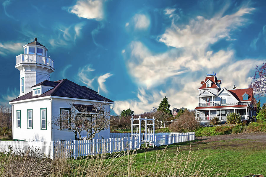 Port Townsend Lighthouse Photograph By Jack Moskovita Fine Art America