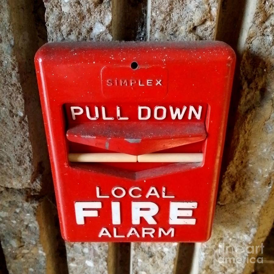 Simplex Fire Alarm Pull Station Photograph By Ben Schumin Fine Art My XXX Hot Girl