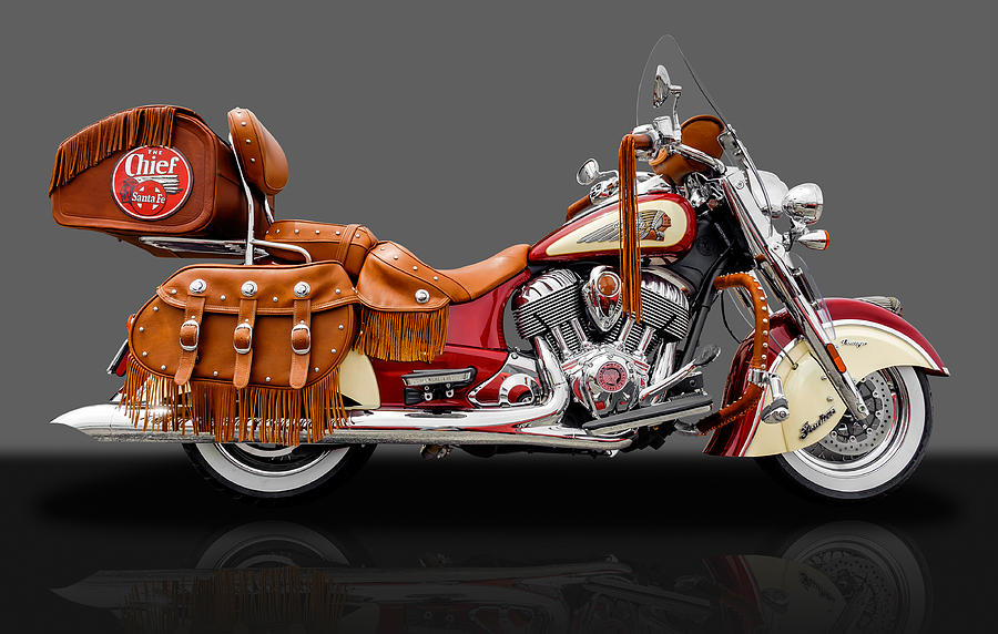 2015 Indian Chief Vintage Motorcycle 4 Photograph By Frank J Benz