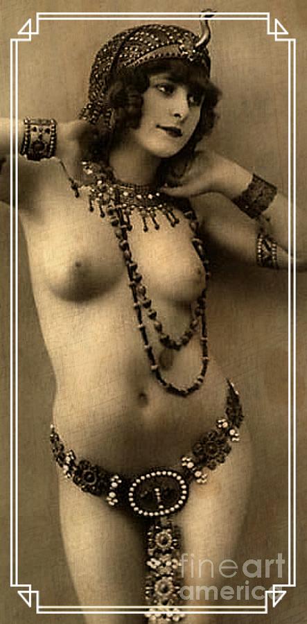 Digital Ode To Vintage Nude By Mb Digital Art By Esoterica Art Agency