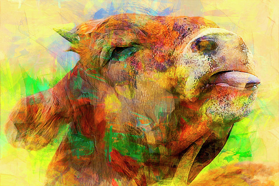 Bull Digital Art By Elena Kosvincheva Fine Art America