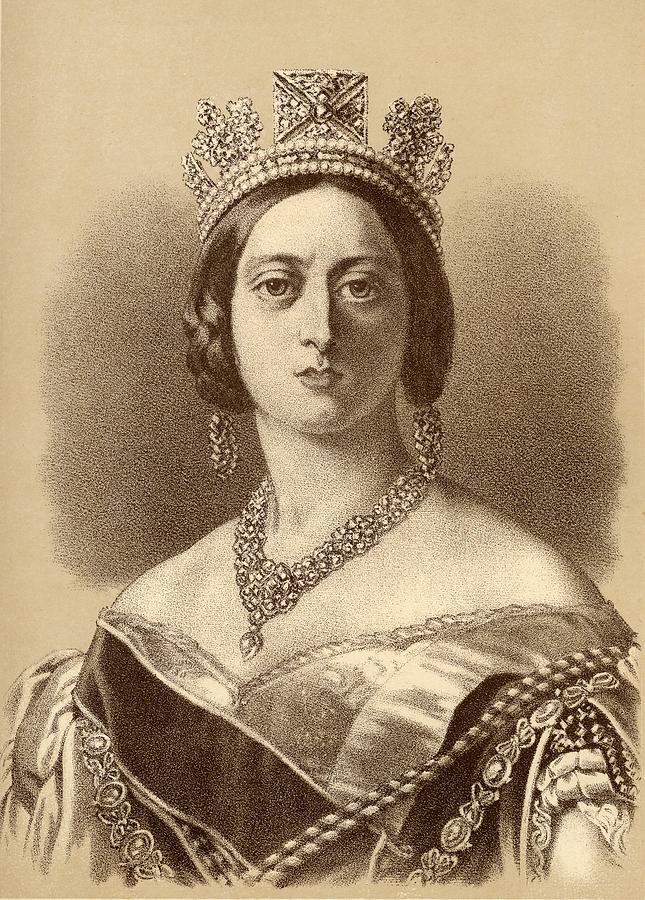 Queen Victoria,18191901. Princess Drawing by Vintage Design Pics
