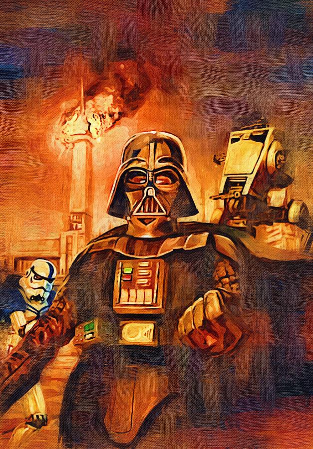 Empire Star Wars Poster Digital Art By Larry Jones Fine Art America