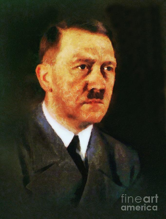Leaders Of Wwii Adolf Hitler Painting By John Springfield The