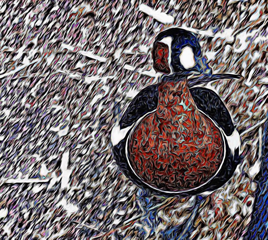 Abstract Duck 12 by Kristalin Davis