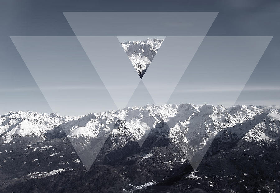 Abstract Mountains Digital Art by Tom Layland