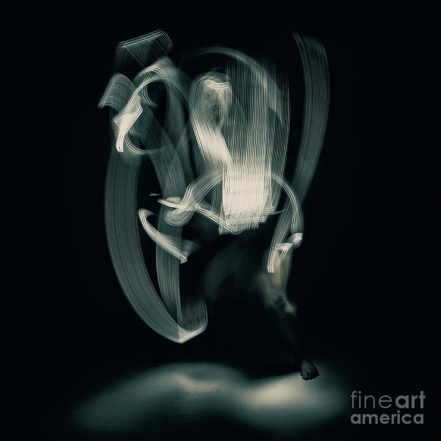 Abstract Nude Dancing With Torches 002 Photograph By Clayton Bastiani