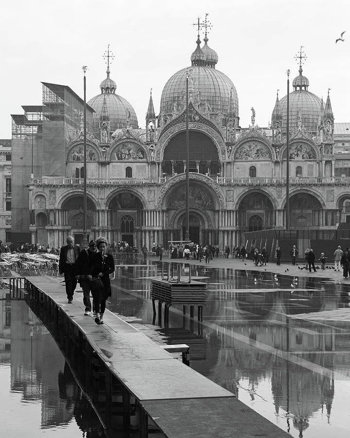 Acqua Alta Piazza San Marco Photograph By Richard Goodrich