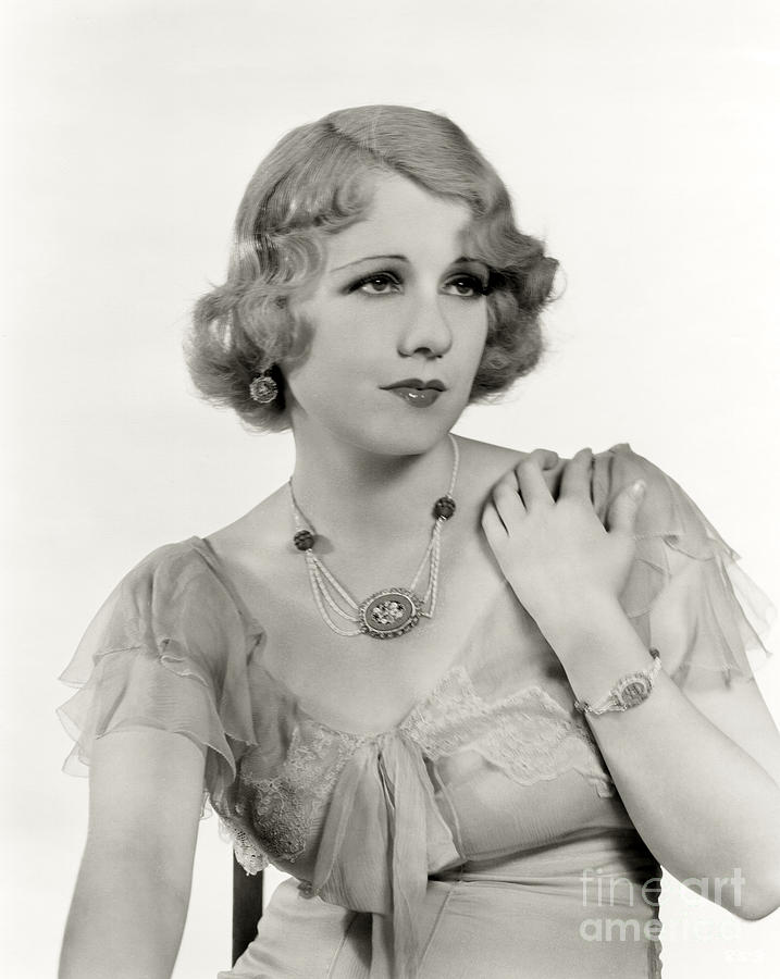 Anita Page Modeling Jewelry Photograph By Sad Hill Bizarre Los 