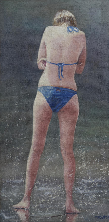 Blue Bikini Painting By Masami Iida Pixels